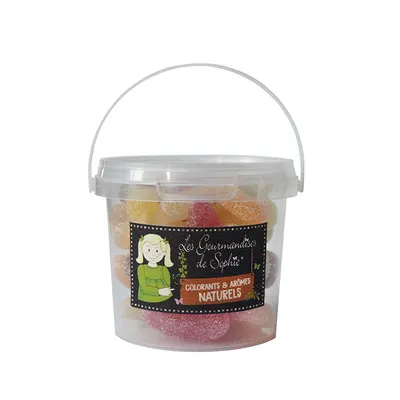 Galetusa bomboane - Les Seaux Melange Acidule, 210g