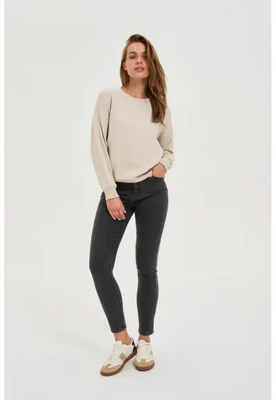 Jeansuri skinny grafit - Gri grafit