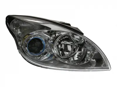 Far fata dreapta (H1 H7, electric, fara motoras, culoare interior: cromat, culoare semnalizator: transparent) potrivit HYUNDAI I30; INFINITI I30