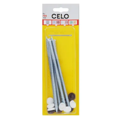CELO Blister Window frame surub FBS 7,5-152 cap inecat (Ø11 mm, TX30), zincat