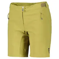 Pantaloni scurți de ciclism pentru femei SCOTT Endurance verde noroi