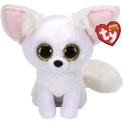 Jucărie de pluș TY Toys Beanie Boos - Phoenix, 24 cm, alb
