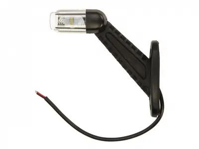 Lumina delimitare dreapta, portocaliu rosu alb, LED, inaltime 143,7mm; latime 148,6mm; adancime 61,5mm, fixare verticala, 12 24V