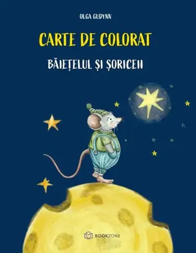 Carte de colorat. Băiețelul și șoriceii - Paperback - Olga Gudynn