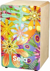 Cajon Sela - Art Series, Flower Power