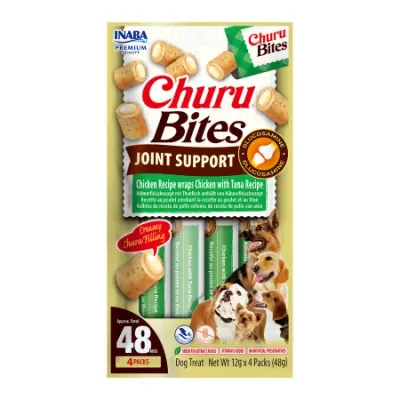 Churu Bites Joint Support Recompense cu Pui si Ton pentru Caini