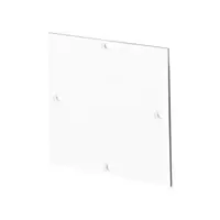 Capac pătrat pentru doze aparat multiple, perete solid