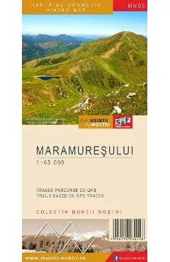 Muntii Maramuresului. Harta de drumetie. Muntii nostri