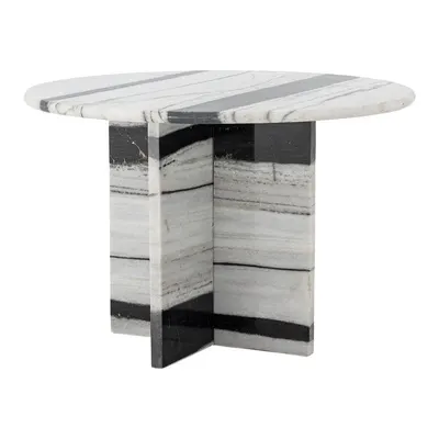 Măsuță de cafea alb-negru rotundă din marmură ø 61 cm Rosito – Bloomingville