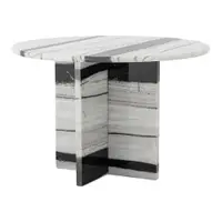 Măsuță de cafea alb-negru rotundă din marmură ø 61 cm Rosito – Bloomingville