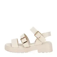 Sandale crem cu talpa groasa 3210 126