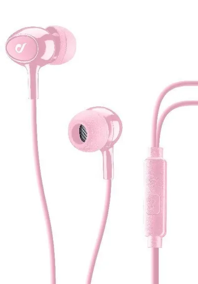 Căști cu microfon AQL - Acoustic, roz