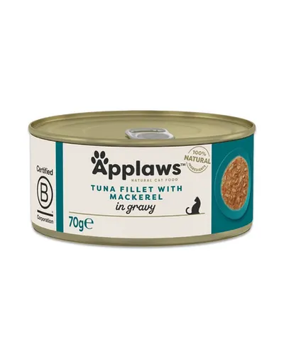 APPLAWS Cat Adult Tuna with Mackerel in Gravy 70 g