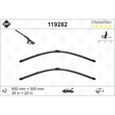Lamela stergator SWF 119282