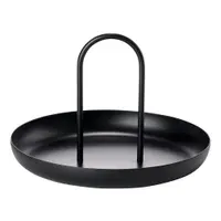 Tavă servire metalică Zone Singles, ø 20 cm, negru