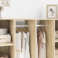 vidaXL Șină pentru dressing 2 buc. Argintiu 264 x 15 x 29 mm