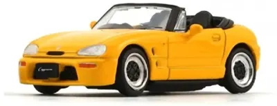 Model de colecție BM Creations Contemporary: Automobile - Suzuki Cappuccino, Yellow (RHD)