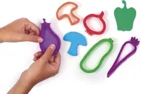 Set de 6 șabloane pentru plastilină