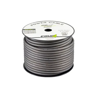 Cablu Alimentare FOUR Connect 4-PC20N STAGE1, 20 mm2, Satin Silver, Rola 50 M