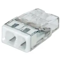 Set 10 conectori cu fixare prin impingere 2 conductoare 2,5mm2 24A Wago 2273-202