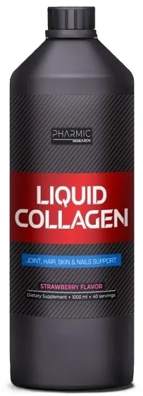 Liquid Collagen, măr verde, 1000 ml, Pharmic Research