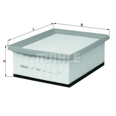 Filtru aer MAHLE ORIGINAL LX 1568