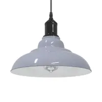 Gossi lampa suspendata reglabila pe inaltime e27 gri lucios metal