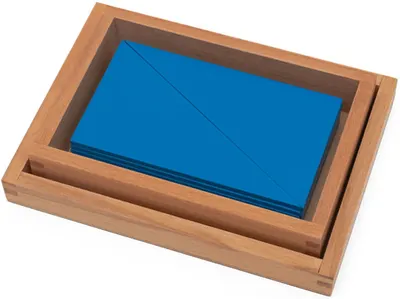 Triunghiuri Montessori Nowa Szkola - Constructiv, albastru