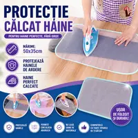 Plansa protectoare pentru calcat haine delicate cu orificii pentru trecerea aburilor, 35x50 cm