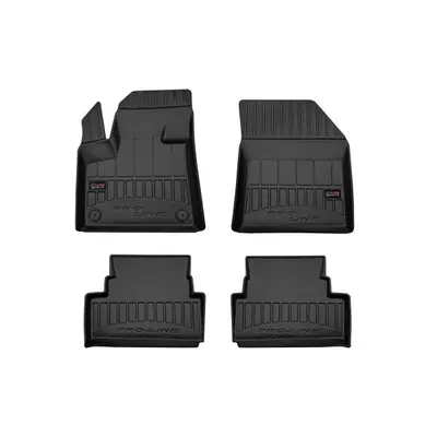 Covorase auto (set, pvc cauciuc, 4 bucati, culoare negru) OPEL GRANDLAND X dupa 2017