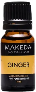 Makeda Botanics Ulei esențial de ghimbir, grad terapeutic, 10 ml