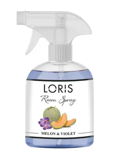 Loris Spray odorizant camera cu pompa 500 ml Melon&Violet