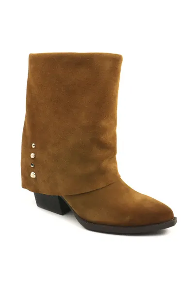 Ghete ciocate dama camel - Maro camel