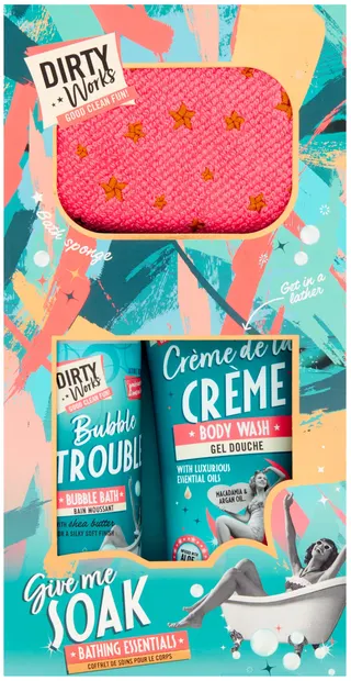 Dirty Works Set cadou Give me Soak, 3 piese