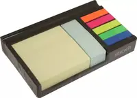 Notite si indecsi adezivi Stick'n - in suport negru
