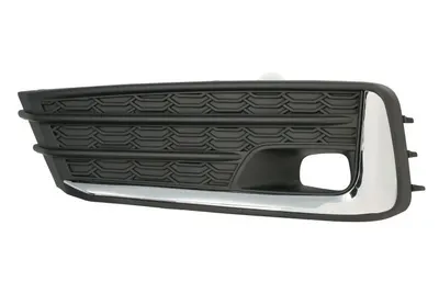 Ornament bara fata stanga cu dunga crom, cu locas lumini zi, plastic, negru potrivit SUBARU IMPREZA GK, GT dupa 2020