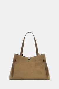 Yuzefi tote bag pentru femei din piele întoarsă GYOZA