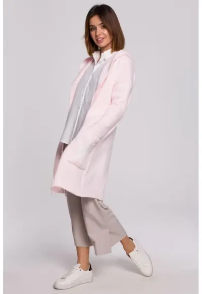 Cardigan cu motiv de stea - - Roz