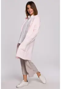 Cardigan cu motiv de stea - - Roz