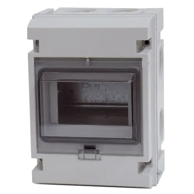 Cutie modulara plastic IP55 5UH cu capac rab. vert.