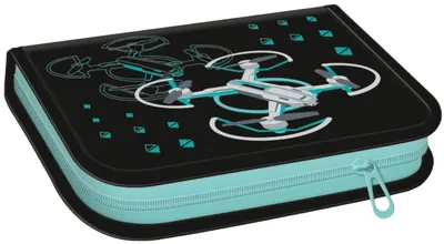 Penar școlar echipat Ars Una Drone Racer - Cu 1 fermoar