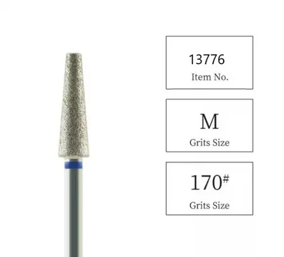 Capat de freza NailsUp Conic Blue 4.0mm