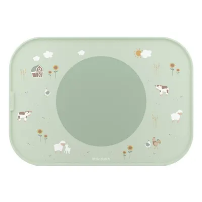 Suport de farfurie pentru copii din plastic/din silicon 28x40 cm Little Farm by Little Dutch – Mepal