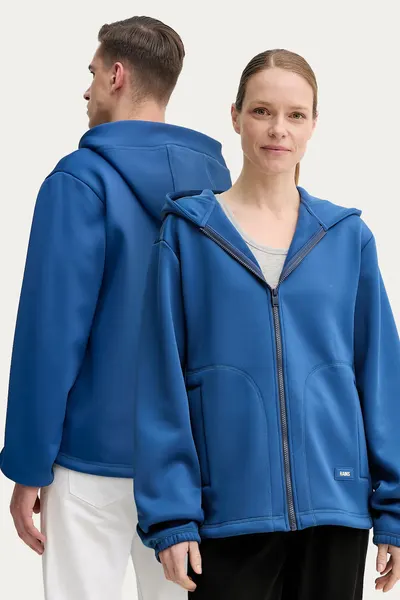 Rains bluză Safi Fleece Hood Jacket T1