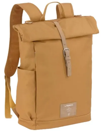Geantă pentru cărucior cu accesorii Lassig - Rolltop, Curry