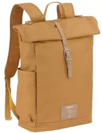 Geantă pentru cărucior cu accesorii Lassig - Rolltop, Curry
