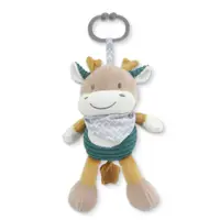Jucarie muzicala de plus Lorelli Natural Deer Blue