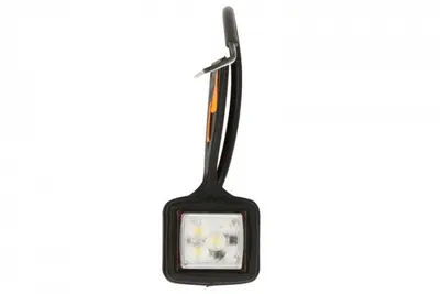 Lumina clarificare dreapta, forma: dreptunghiular, rosu alb, LED, in relief, lungime cablu 200mm, cu cuier, 12 24V