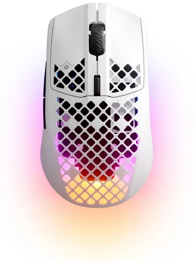 Mouse gaming SteelSeries - Aerox 3 (2022), wireless, alb