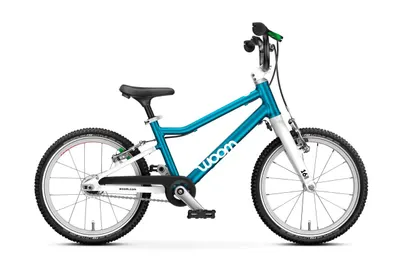 Bicicleta copii Woom 3 Automagic Go cu roti 16" albastru Metallic Blue
